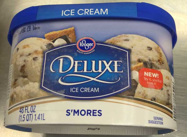 Kroger Recalls Deluxe S'mores Ice Cream Due to Undeclared Allergens